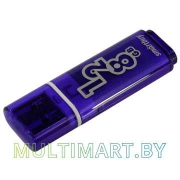 USB Flash Smartbuy Glossy 128GB (синий)